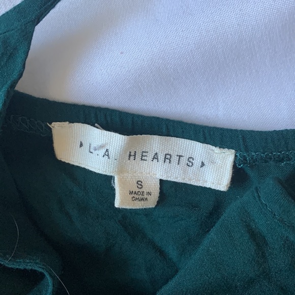 La Hearts teal romper - Picture 2 of 3